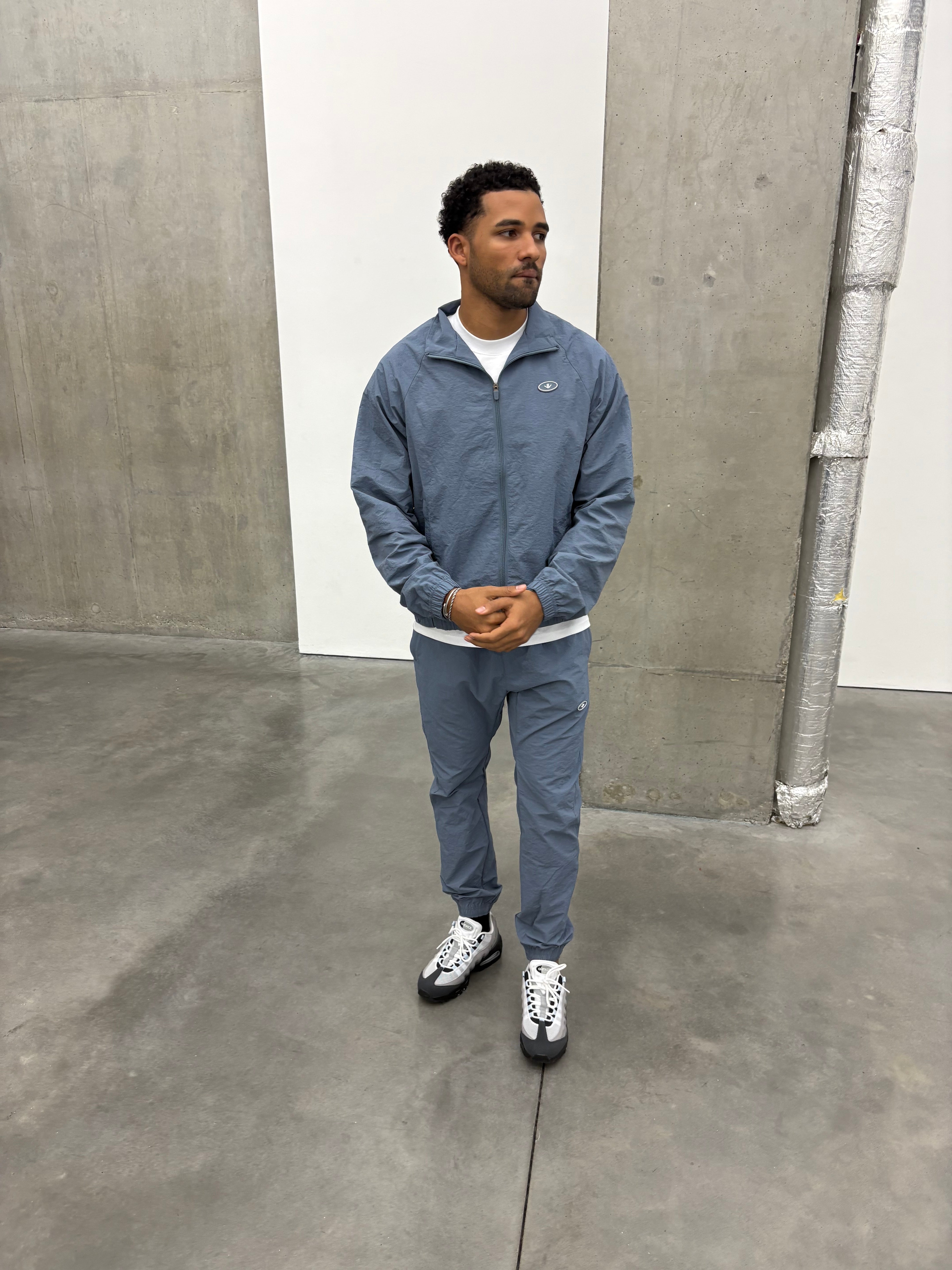 Blue Shell Suit Joggers