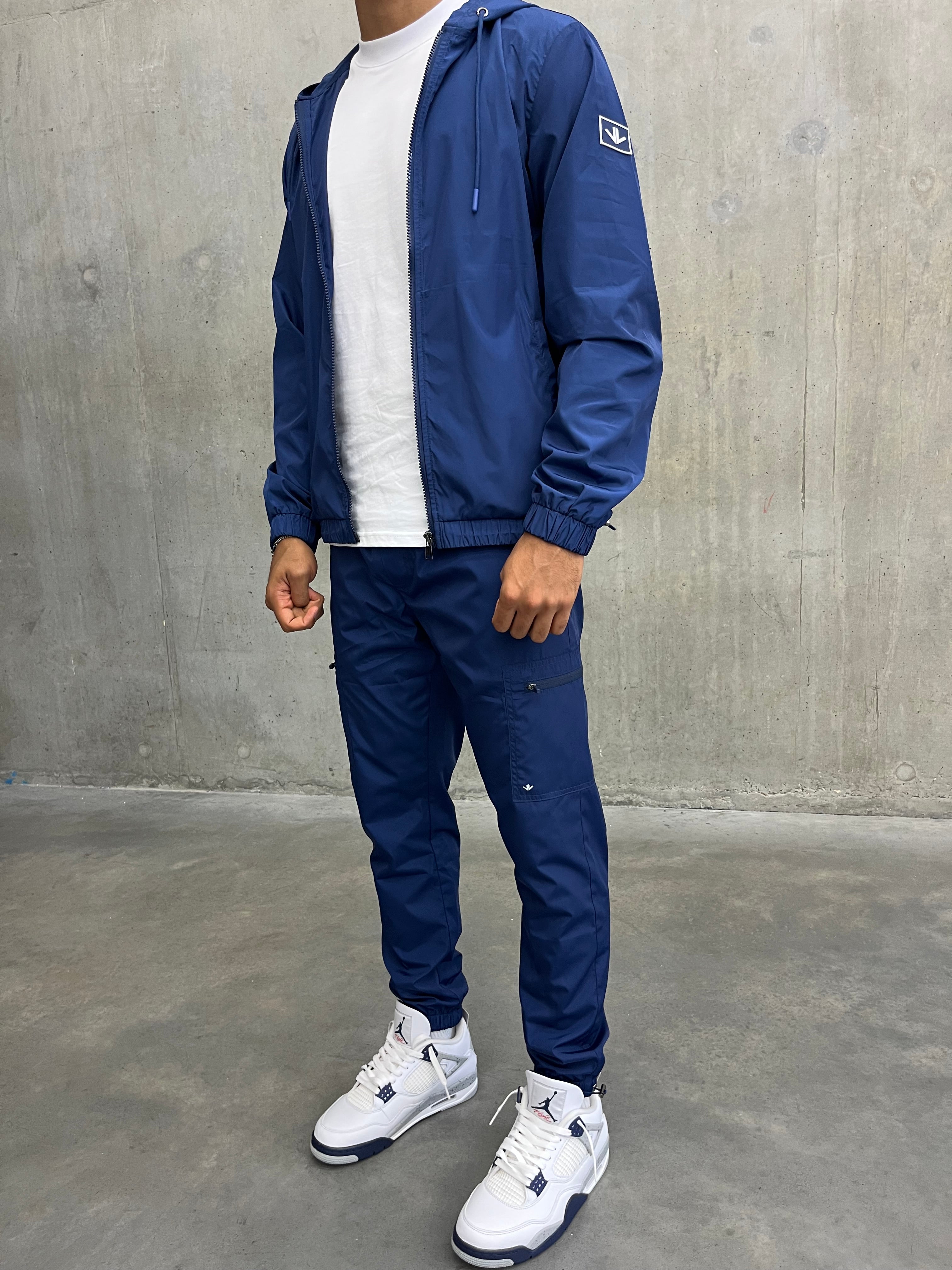 Navy Blue Windcheater