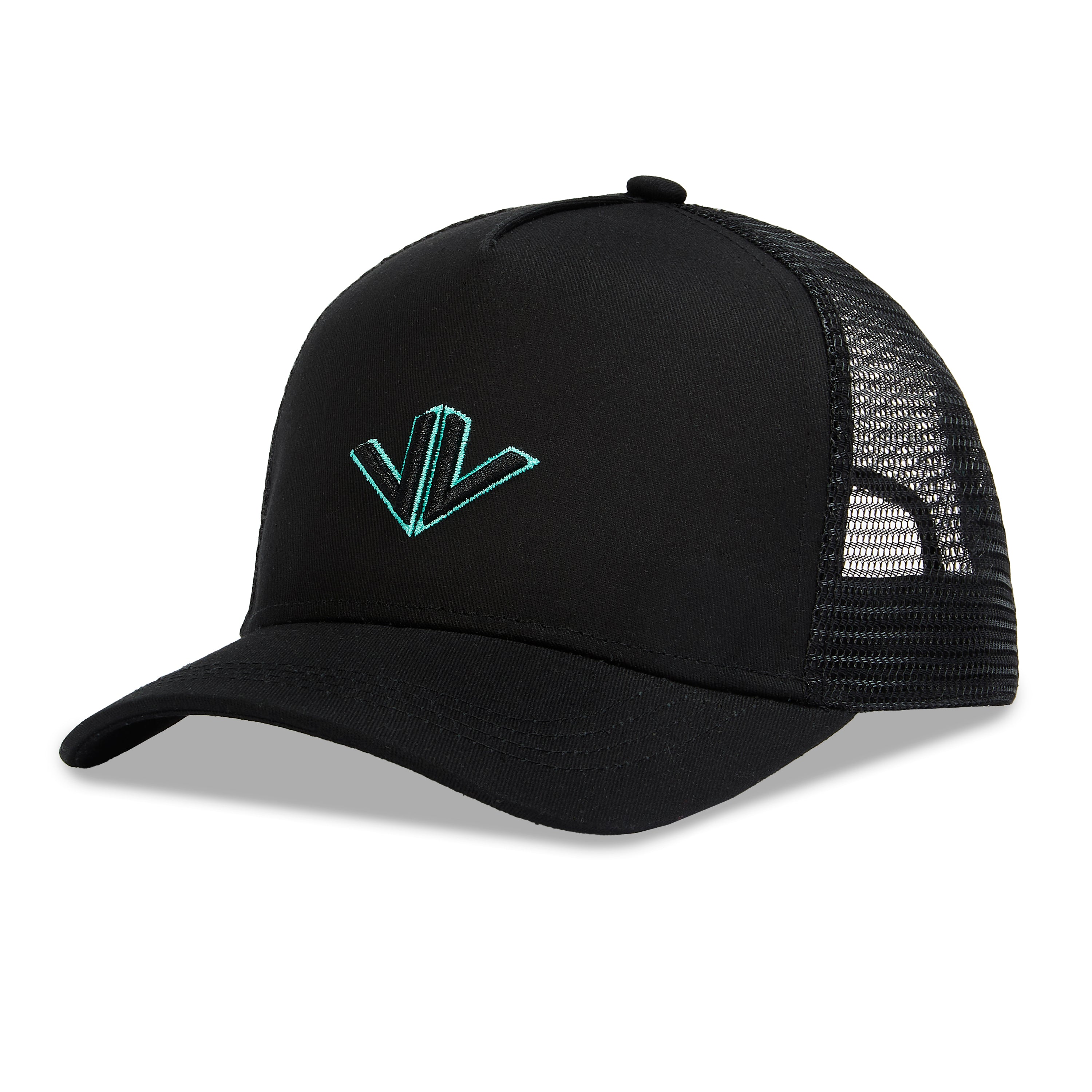 Turquoise Logo Trucker Cap