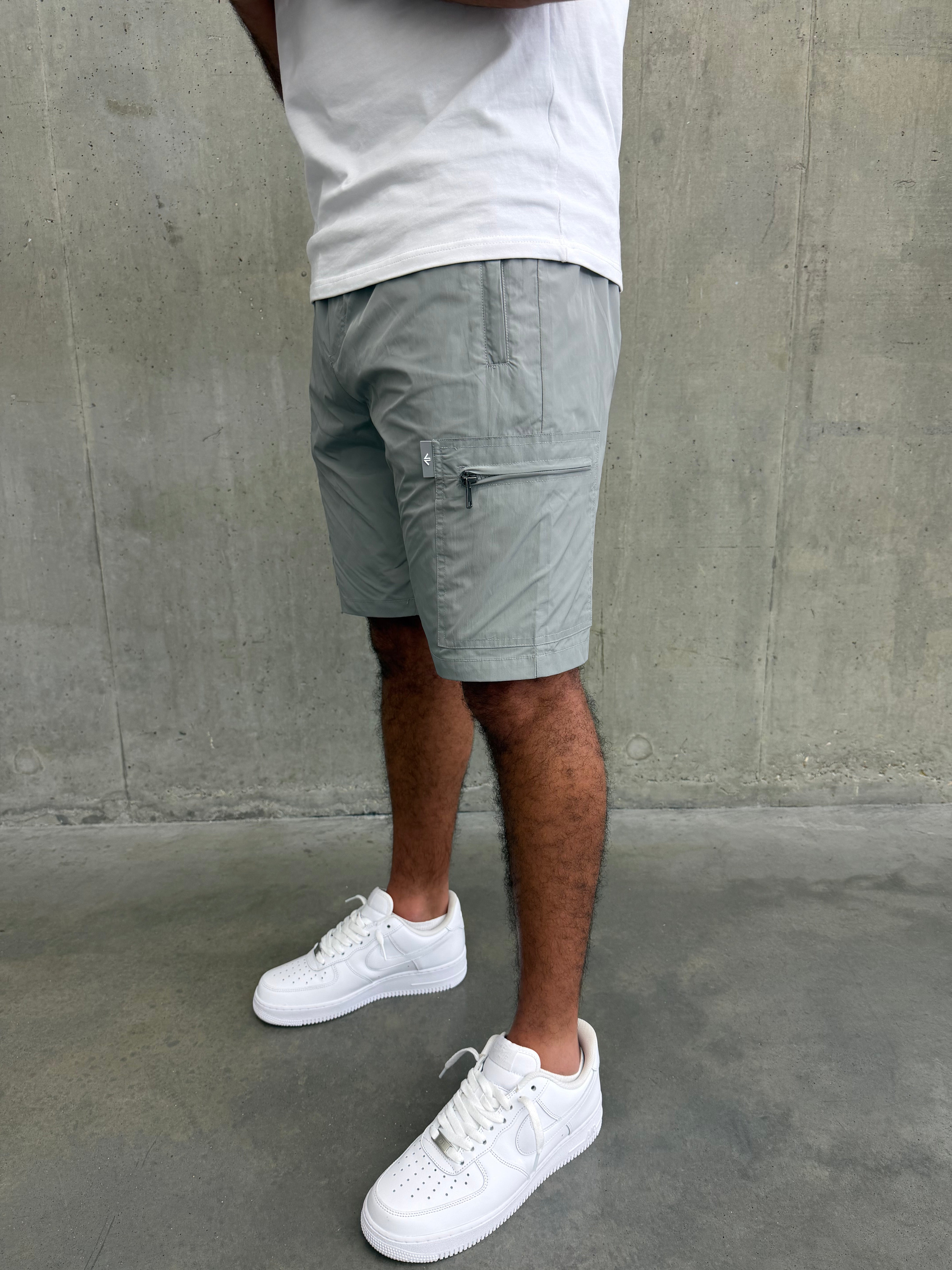 Grey Tech Shorts