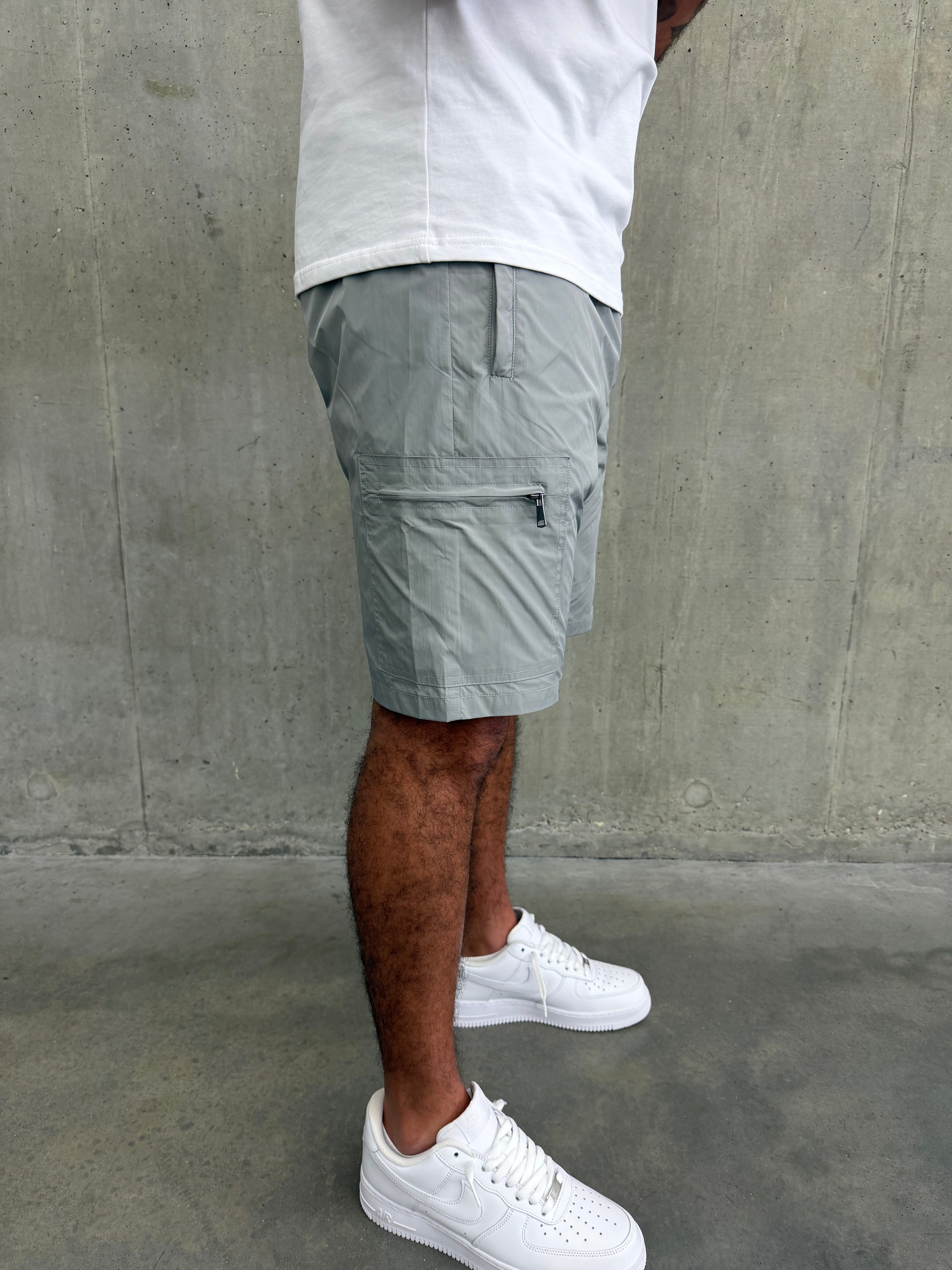 Grey Tech Shorts