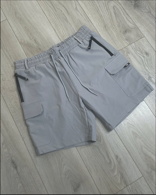 Light Grey Combat Shorts