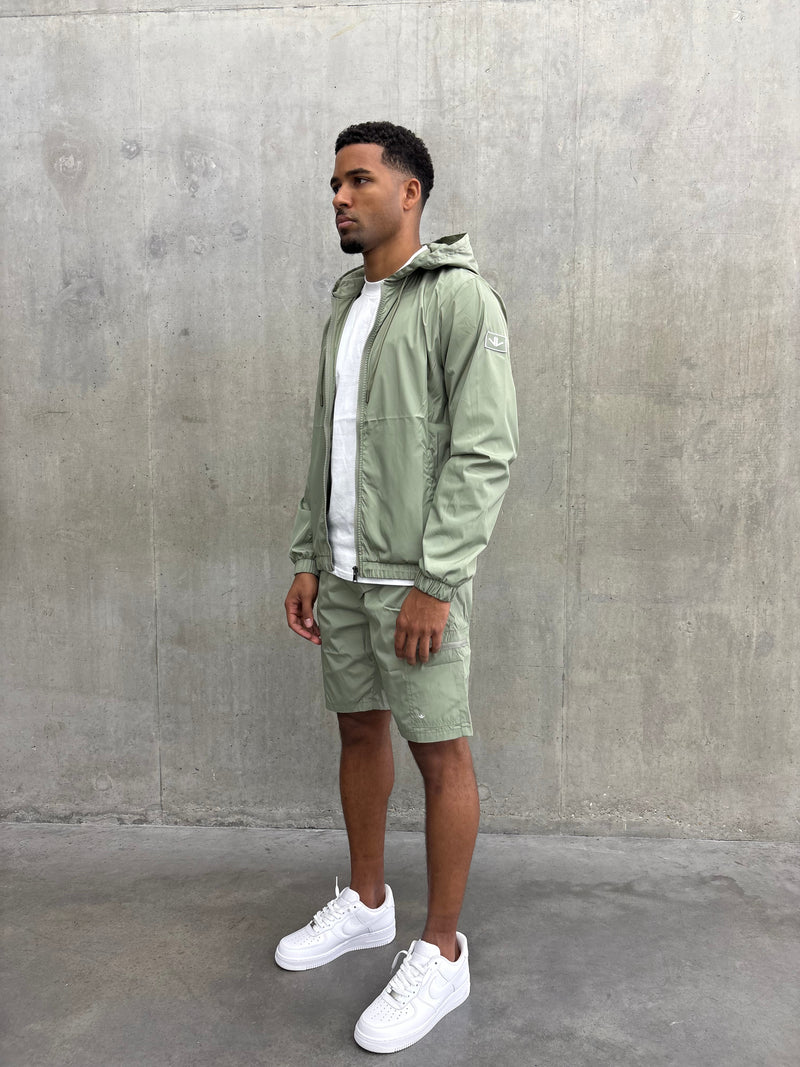 Sage Green Combat Shorts