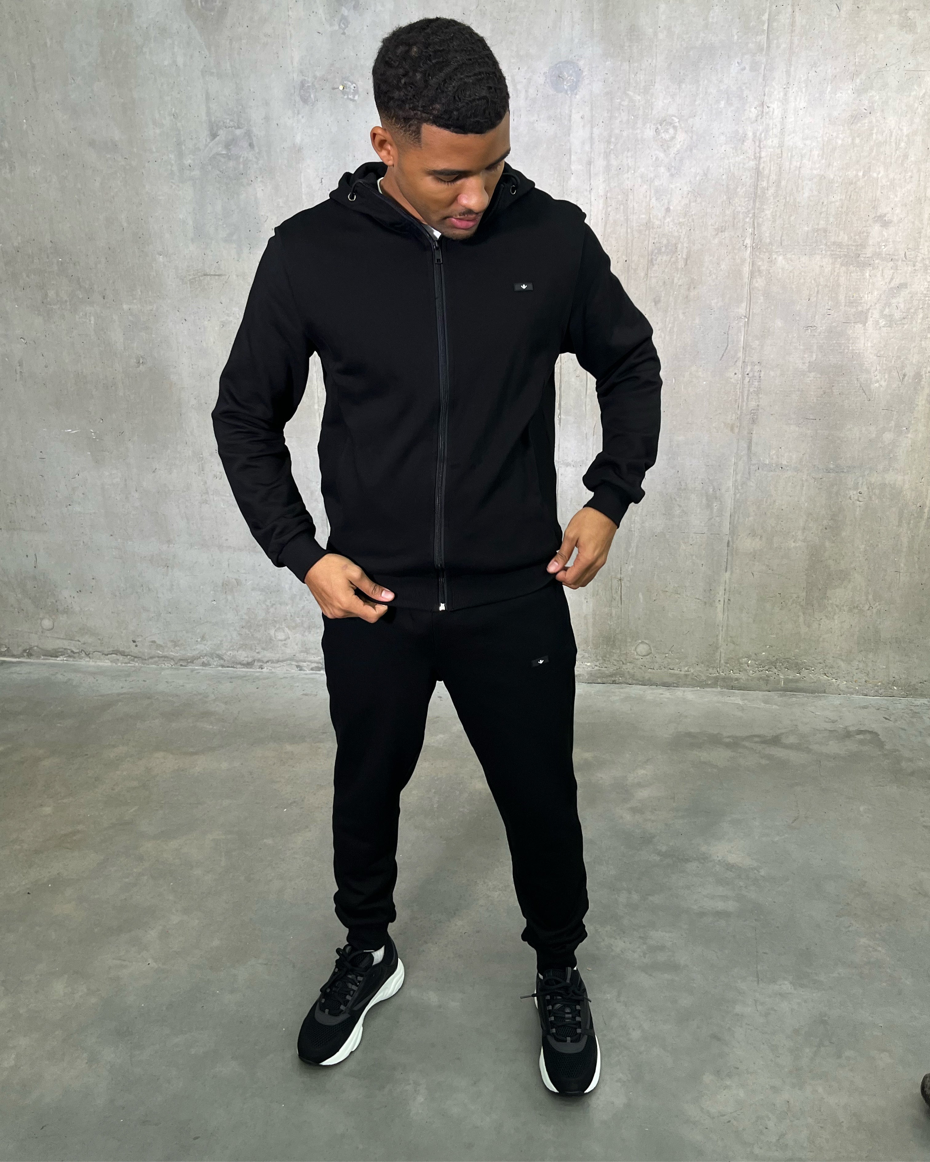 Black Essential Hoodie