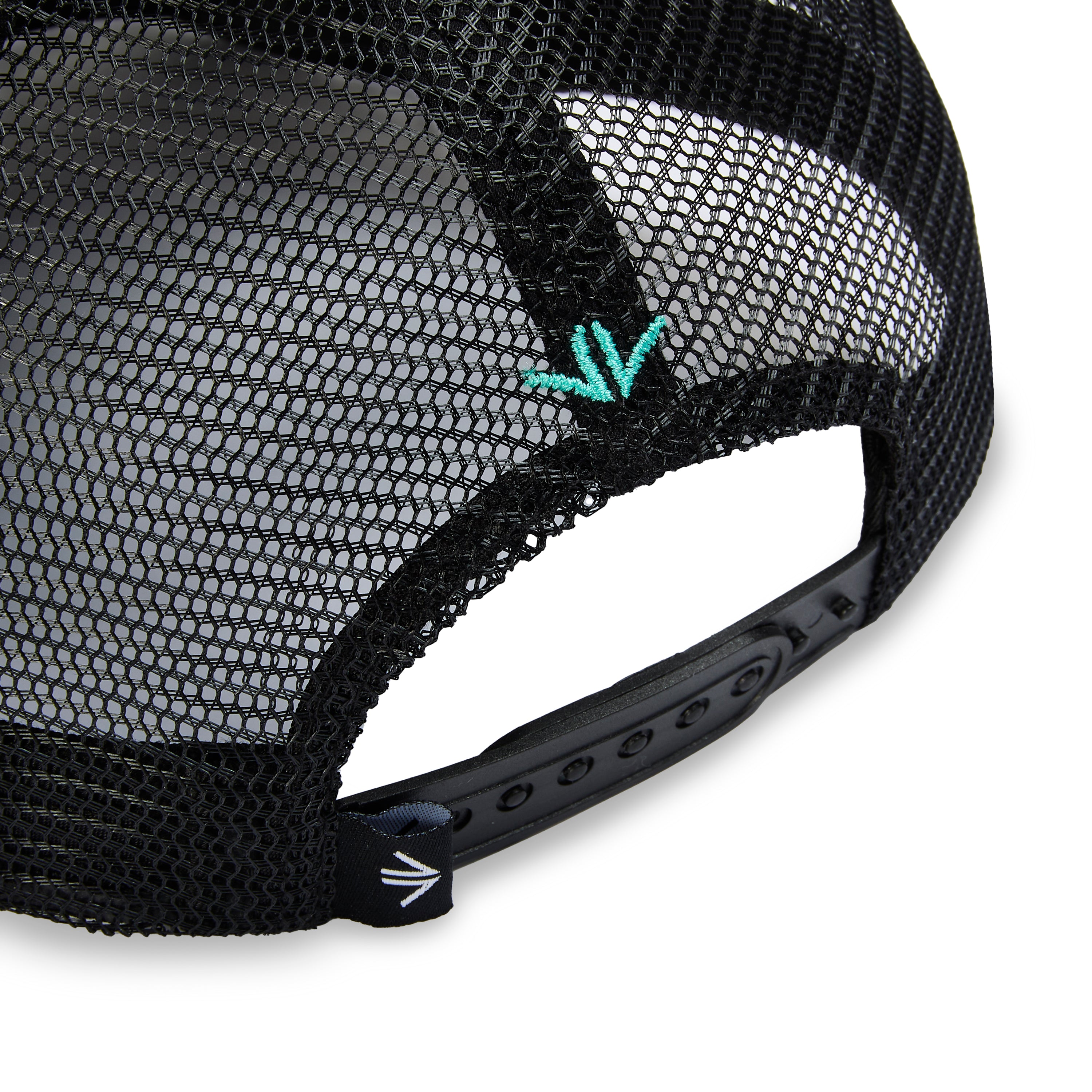 Turquoise Logo Trucker Cap