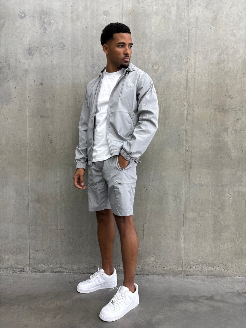 Light Grey Combat Shorts