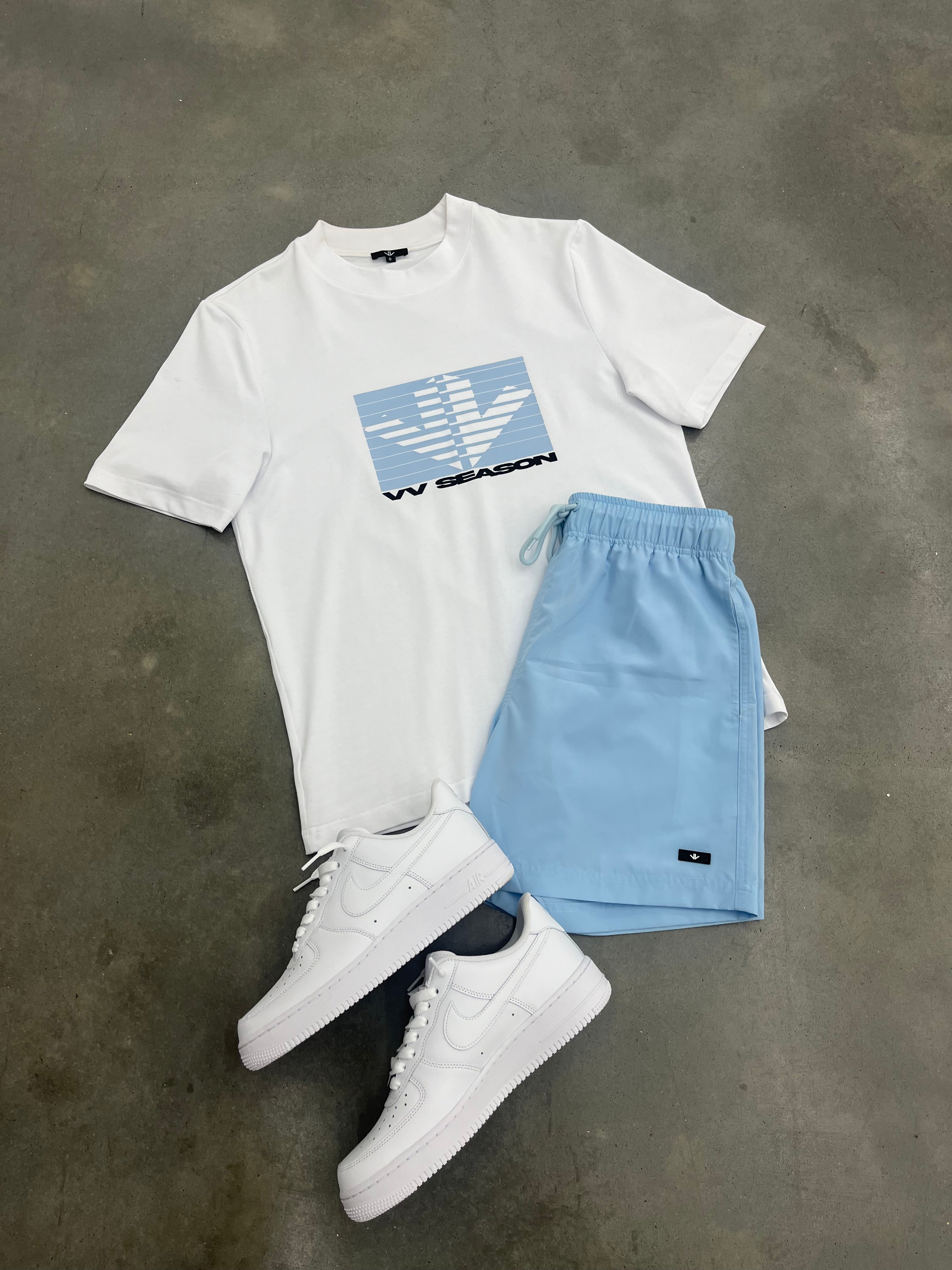 Baby Blue Swim Shorts