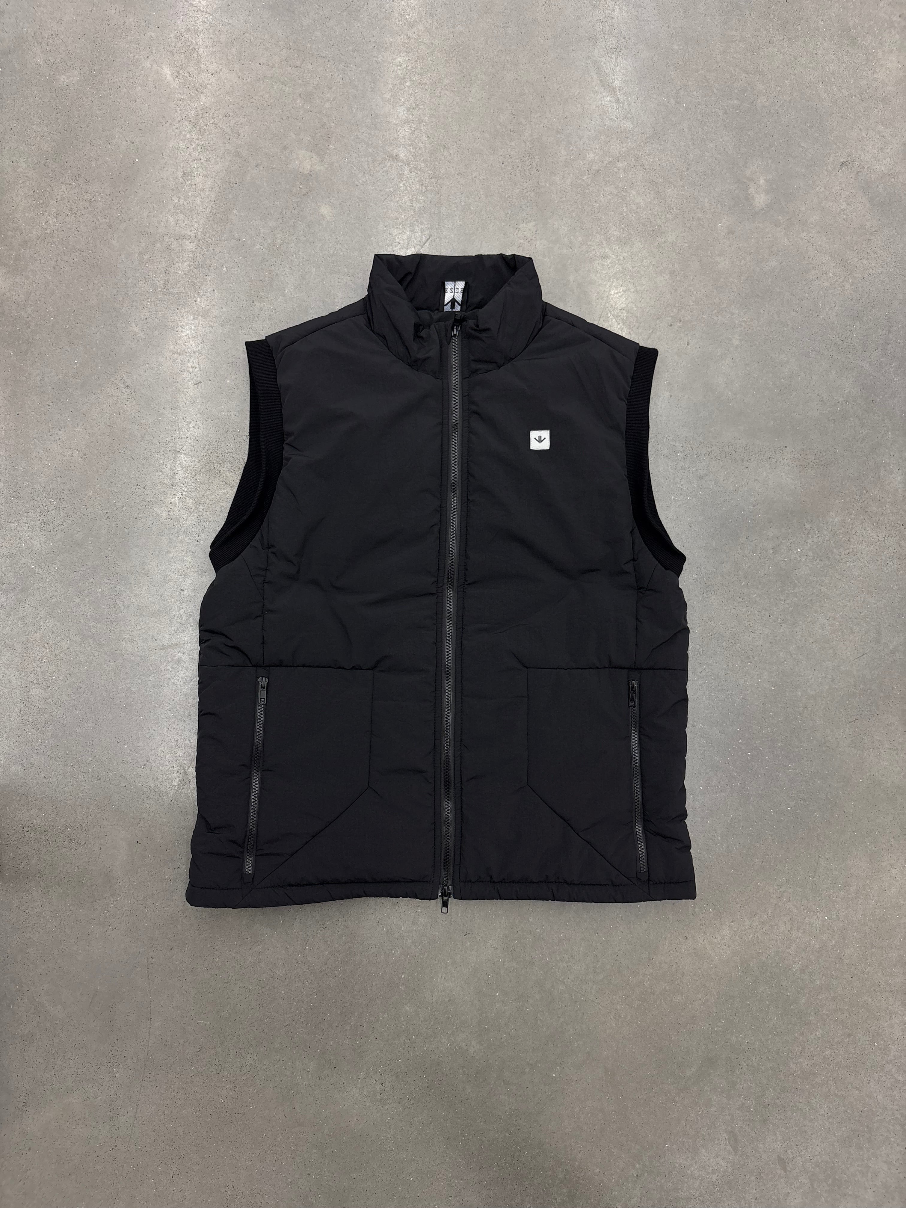 Black Core Nylon Gilet