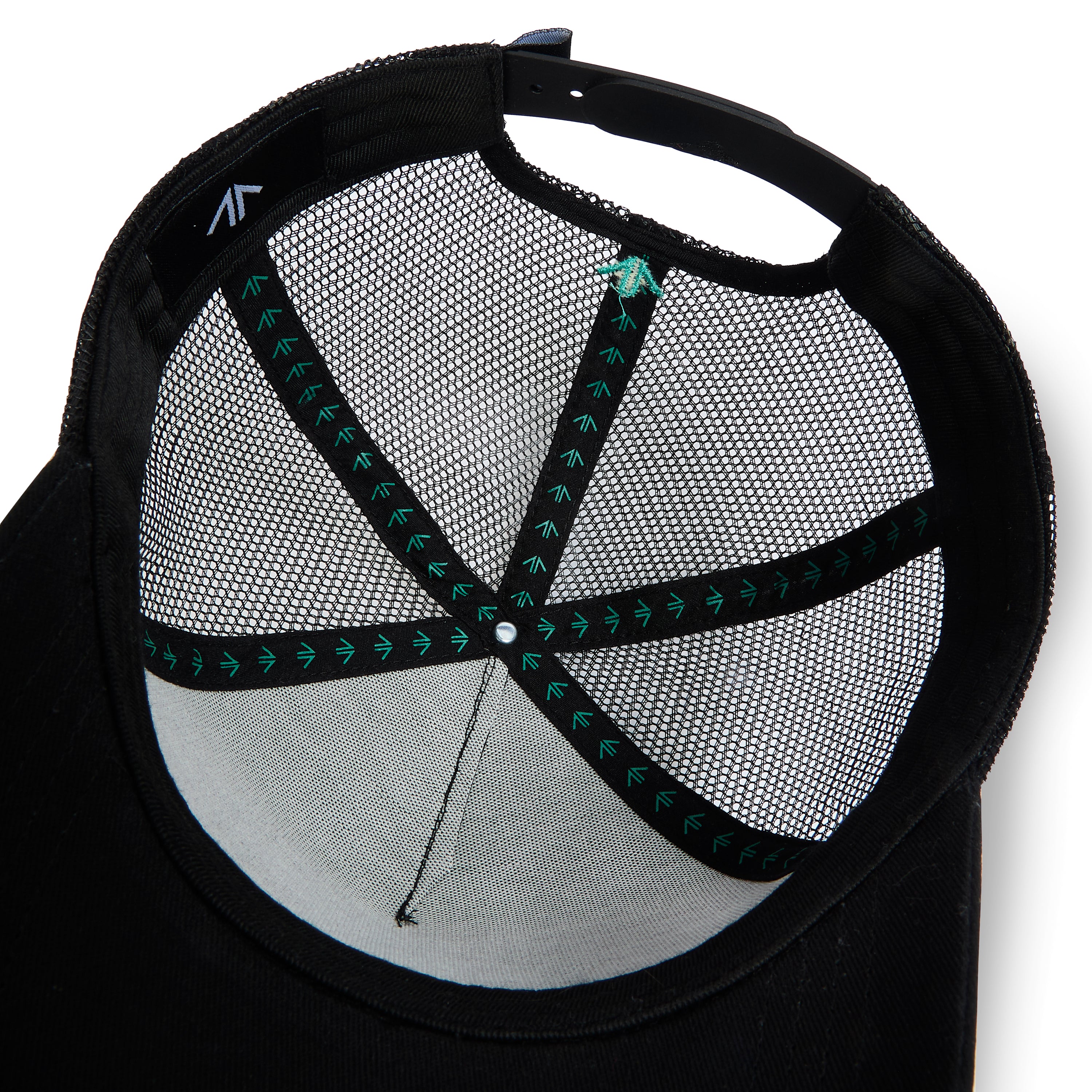 Turquoise Logo Trucker Cap