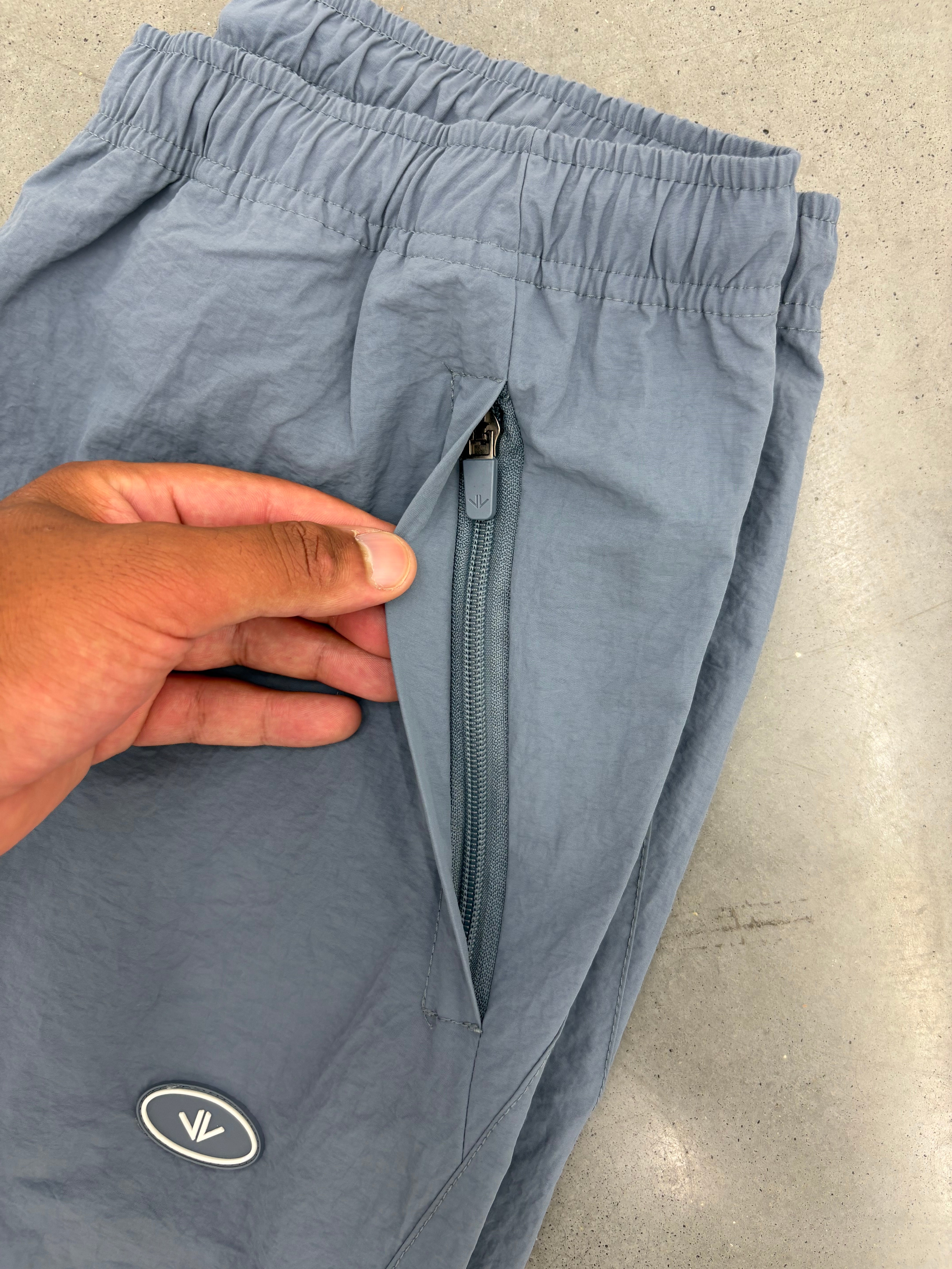 Blue Shell Suit Joggers