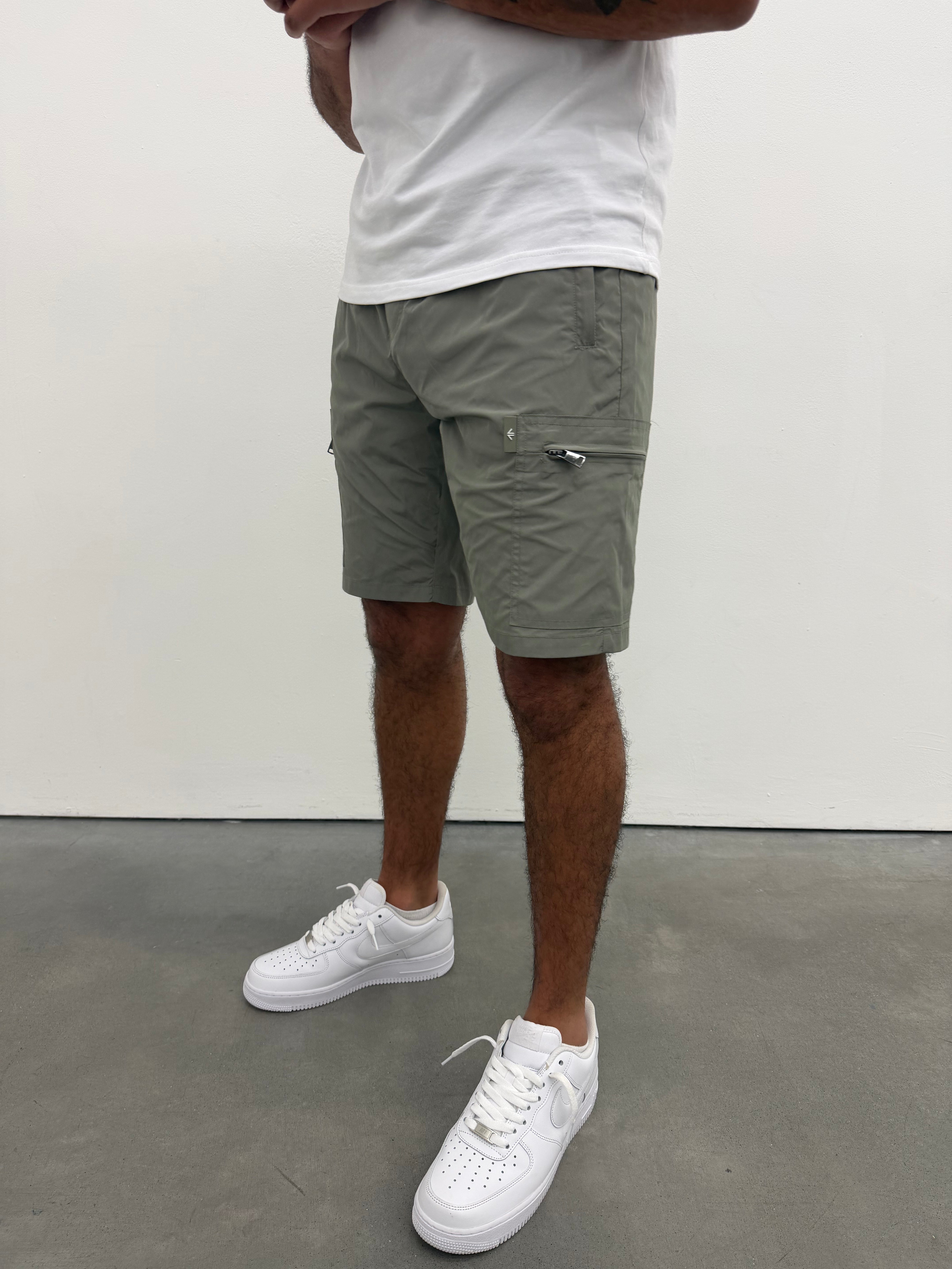 Khaki Tech Shorts