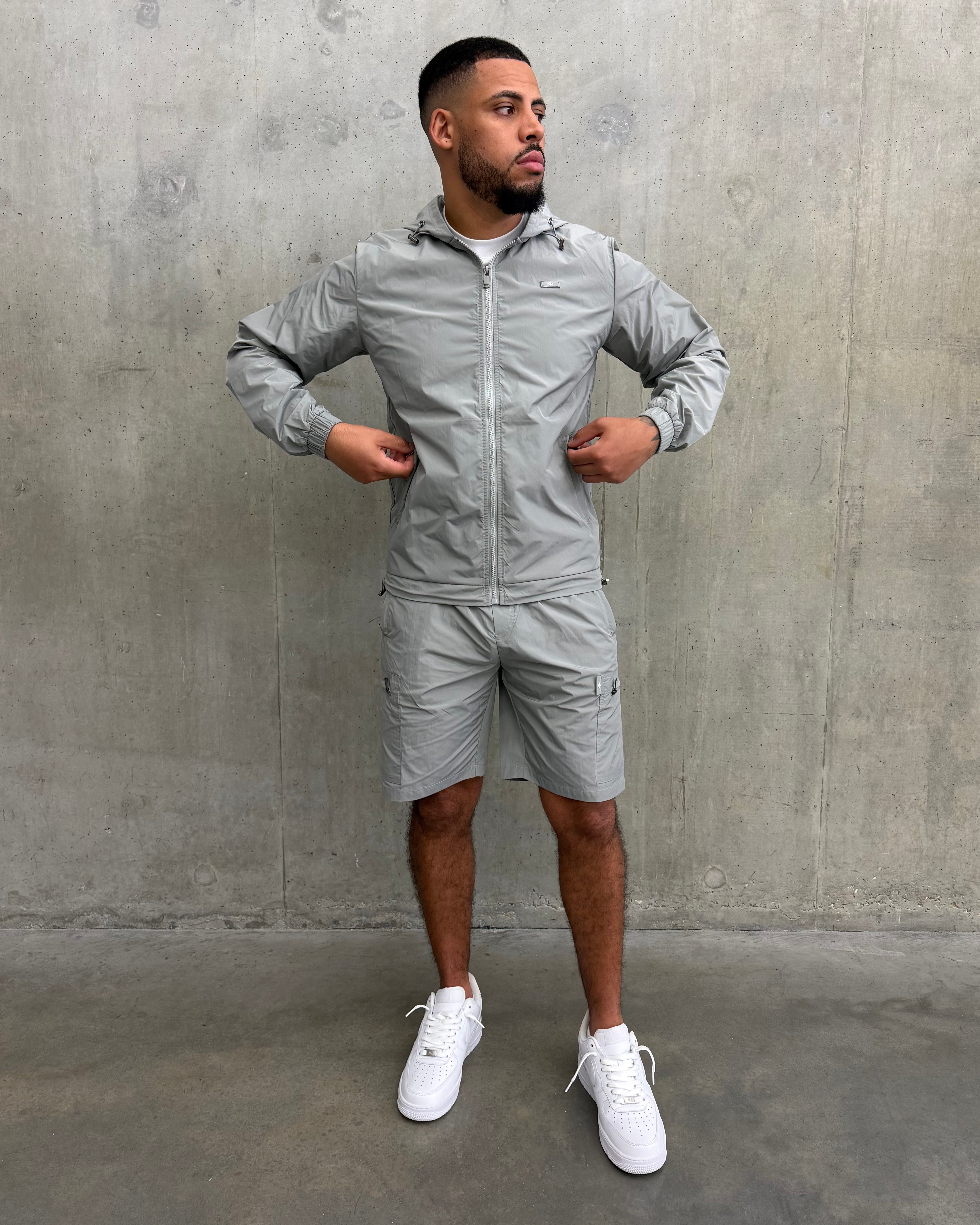 Grey Tech Shorts