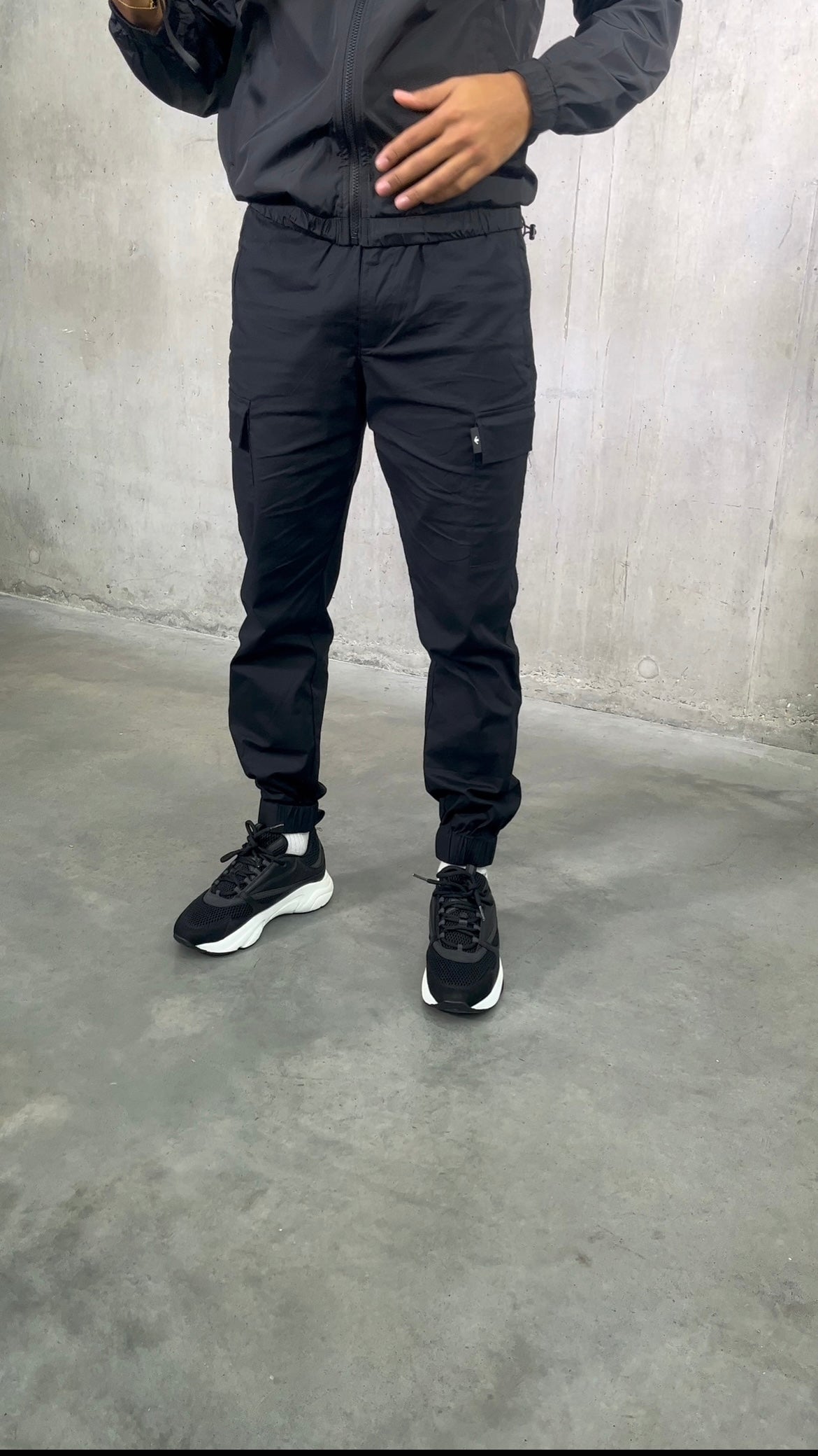 Black Cargo Trouser