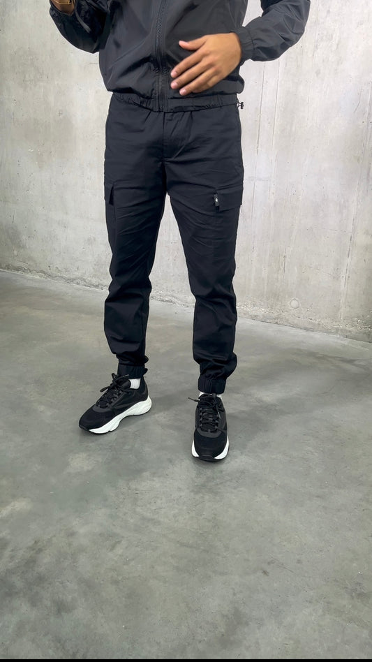 Black Cargo Trouser