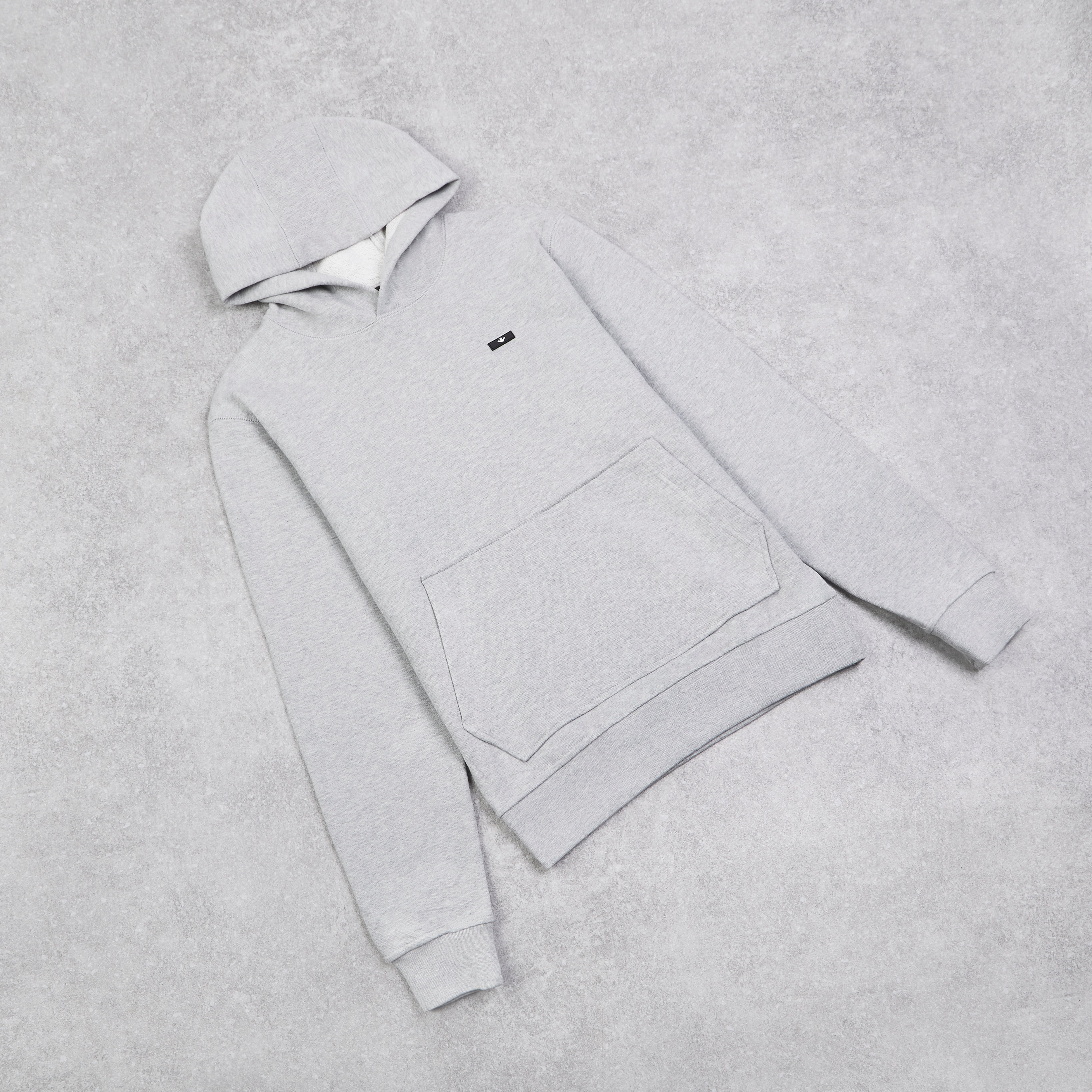 Light Grey Badge Hoodie