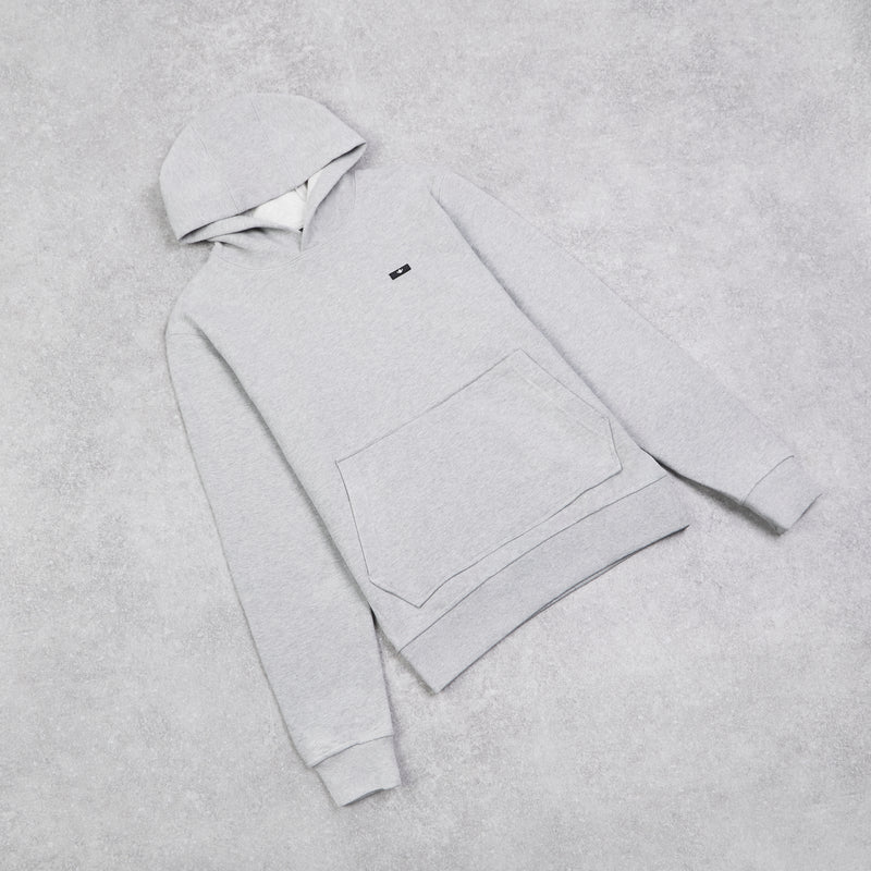 Light Grey Badge Hoodie
