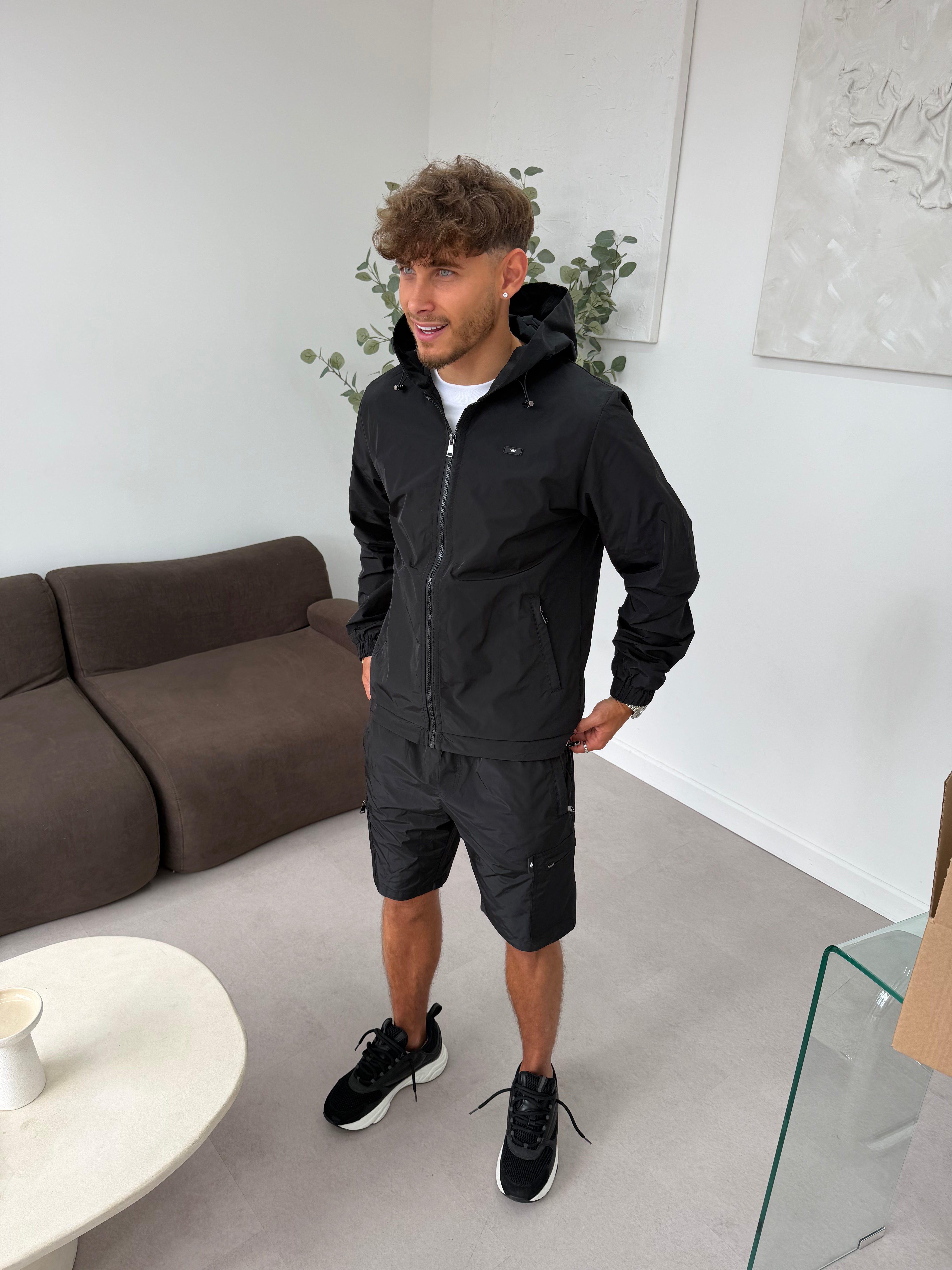 Black Tech Shorts