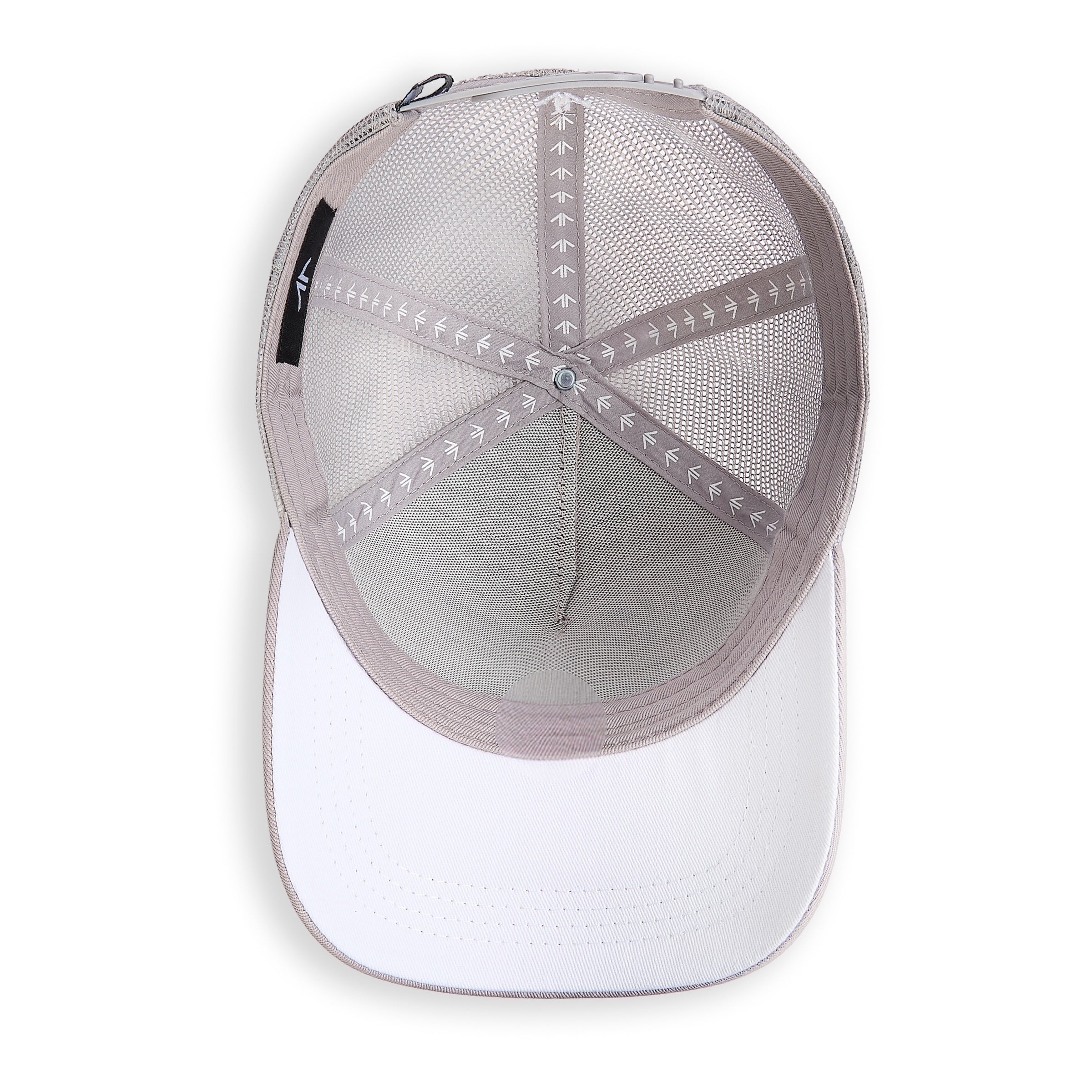 Mixed Grey White Cap
