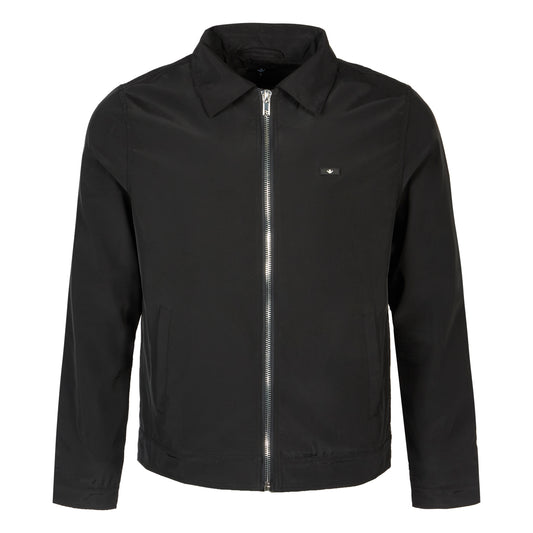 Black Lux Zipped VV Jacket