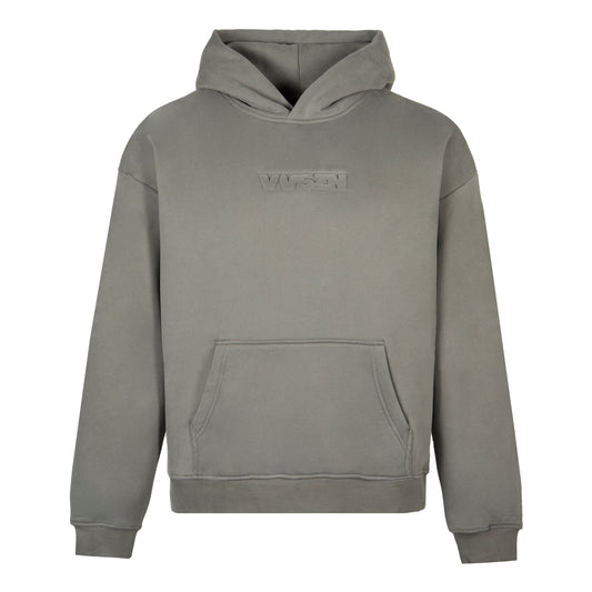 Relaxed Dark Grey Fleece Hoodie